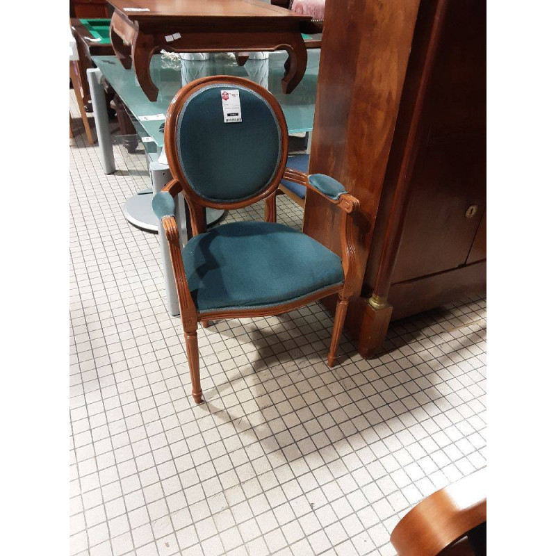 CABRIOLET VELOURS BLEU