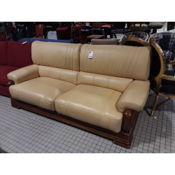 CANAPÉ CUIR 3 PLACES