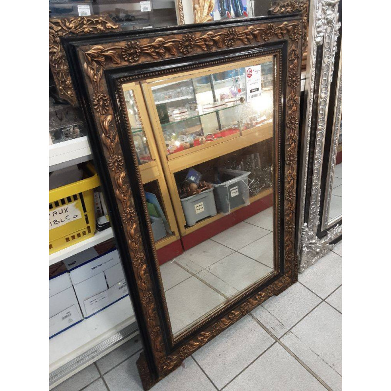 MIROIR CADRE NOIR