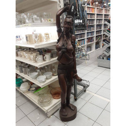 STATUETTE FEMME AFRICAINE 1M62