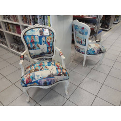 PAIRE DE FAUTEUILS ST LOUIS...