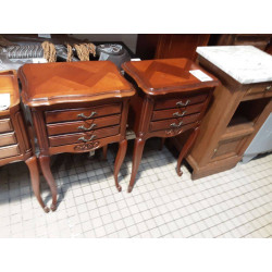 PAIRE DE CHEVETS 3 TIROIRS