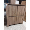 MEUBLE 4 PORTED MODERNE COULEUR CHENE CLAIR