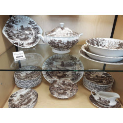 SERVICE DE TABLE 39 PIÈCES RIDGWAY HAYRIDE (SOUPIÈRE ACCIDENTÉE)  