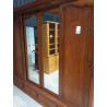PENDERIE 4 PORTES COULISSANTES MERISIER