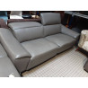 CANAPÉ CUIR ELECTRIQUE  ASSISE ET TETIÈRE 